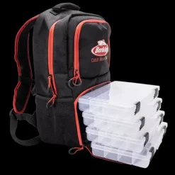 Berkley Tackle Bags And Backpacks|Flies>Berkely Backpack With 4 Tackle Trays
