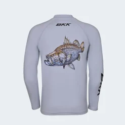 BKK Long Sleeve Shirts Mens|Flies>Performance Shirt Grey