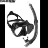 Cressi Dive Sets|Flies>Ocean and Gamma Mask/Snorkel Set