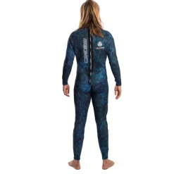 Cressi Dive Wetsuits|Flies>Tokugawa 3mm 1 Piece Wetsuit Camo Blue