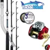 Daiwa Flies|Electric Rod And Reel Combos>Seaborg 800 Saltist Combo