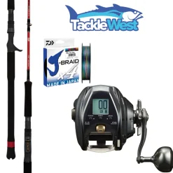 Daiwa Flies|Electric Rod And Reel Combos>Seaborg 400J Demon Blood Combo