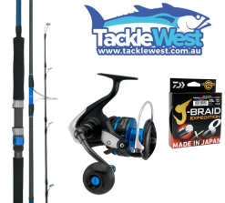 TackleWest Flies|Boat/Jigging Rod And Reel Combos>Daiwa Spartan Saltist Bottom Fishing Combo
