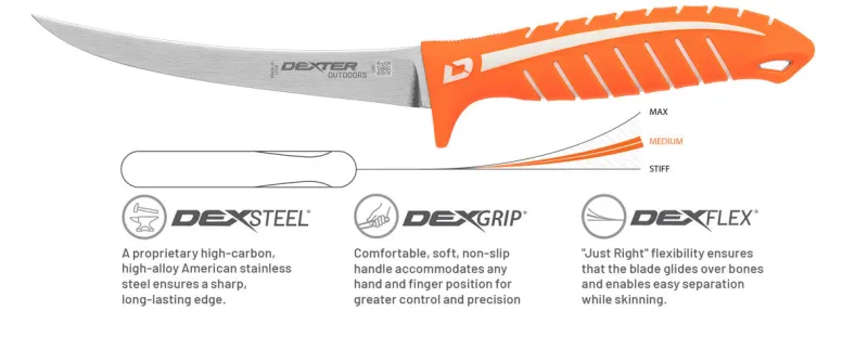 Dexter Filleting Knives|Flies>Dextreme Fillet Knife 6inch