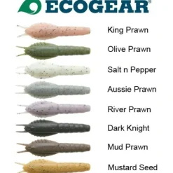 TackleWest Soft Plastic Lures|Flies>Ecogear Breamprawn 50