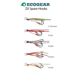 Ecogear Assist Hooks|Flies>ZX Spare Hooks M