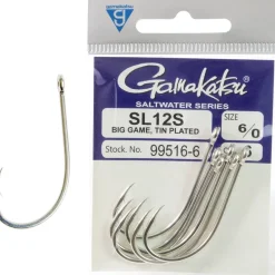 Gamakatsu Lure Hooks|Flies>SL12S Big Game Hooks