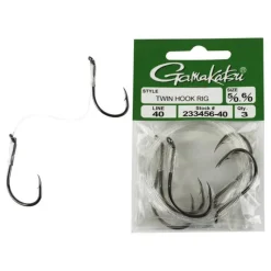 Gamakatsu Pre-made Rigs|Flies>Twin Hook Rig 3-pack