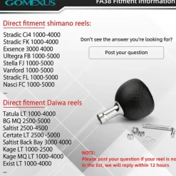 Gomexus Flies|Fishing Reel Parts><noscript><img width=
