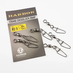 Harbor Swivels|Flies>Crane Swivel with Crosslock Snap