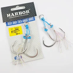 Harbor Assist Hooks|Flies>Deep Drop Assist Short 2-pack