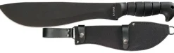 Ka-bar Hunting Knives|Flies>KB1248 Cutlass Machete with Black Sheath Straight Edge