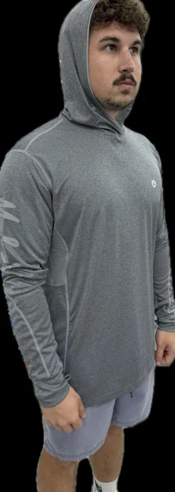 Malosi Long Sleeve Shirts Mens|Flies>Eclipse Pro Sunshirt Grey