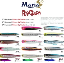 Maria Popper Lures|Flies>Pop Queen F130
