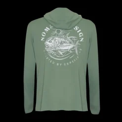 Nomad Long Sleeve Shirts Mens|Flies>Design Hooded Tech Fishing Shirt GT Sunset