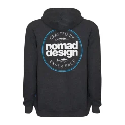 Nomad Jackets And Jumpers|Flies>Design Hoodie Classic Tuna Charcoal