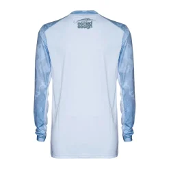 Nomad Long Sleeve Shirts Mens|Flies>Design Tech Shirt Camo Splice Blue
