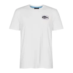 Nomad Short Sleeve Shirts Mens|Flies>Design T/S Tuna Hookup White