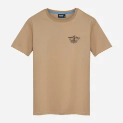Nomad Short Sleeve Shirts Mens|Flies>Design T-Shirt Squidtrex Tan