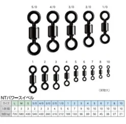 NT Swivels|Flies>Power Swivel Big Pack