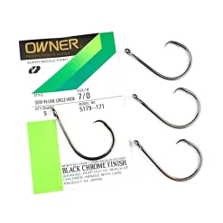 Owner Bait Hooks|Flies>5379 SSW Inline Circle Hooks Pro Pack