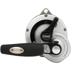 Penn Flies|Overhead Reels>Fathom II Lever Drag 2 Speed Overhead Reel