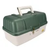 Plano Tackle Boxes And Trays|Flies>Guide Series 613403 3-Tray Top Access Tackle Box Graphite/Gray