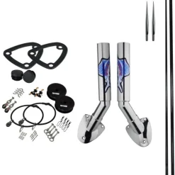 Reelax Boat Outriggers|Flies>Gunnel Mount Outrigger 4.5m 3K Carbon Poles Kit