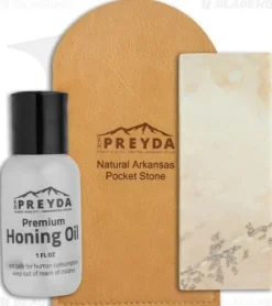 RH Preyda Sharpeners|Flies>Natural Arkansas Pocket Stone with Oil
