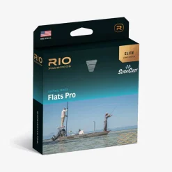 Rio Flies|Fly Lines>Elite Flats Pro 15ft Clear Tip Fly Line Clear/Aqua/Orange/Sand