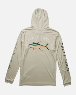 Salty Crew Long Sleeve Shirts Mens|Flies>Ahi Mount Hood Sunshirt Natural