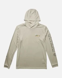 Salty Crew Long Sleeve Shirts Mens|Flies>Ahi Mount Hood Sunshirt Natural