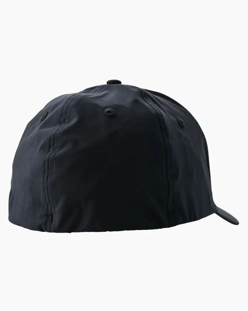 Salty Crew Hats And Headwear|Flies>Alpha Flag Elastic 6 Panel Cap Black
