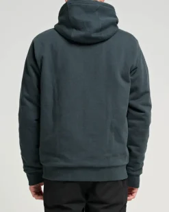 Salty Crew Jackets And Jumpers|Flies>Anchor Quilted Zip Fleece Coal Black