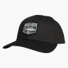 Salty Crew Hats And Headwear|Flies>Angler 6 Panel Cap Black
