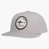 Salty Crew Hats And Headwear|Flies>Bruce 6 Panel Grey