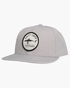 Salty Crew Hats And Headwear|Flies>Bruce 6 Panel Grey