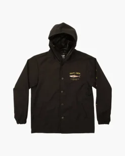 Salty Crew Jackets And Jumpers|Flies>Bruce Snap Jacket Black