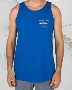 Salty Crew Short Sleeve Shirts Mens|Flies>Bruce Tank Royal