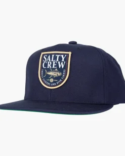 Salty Crew Hats And Headwear|Flies>Current 6 Panel Hat Navy