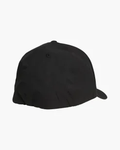 Salty Crew Hats And Headwear|Flies>Deep Reach Elastic 6 Panel Hat Black