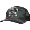 Salty Crew Fishing Apparel|Flies>Fishery Retro Trucker Hat Salty Camo