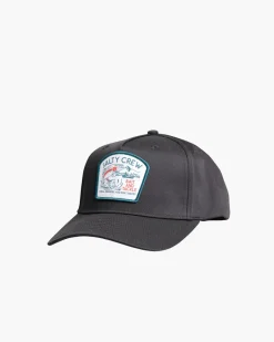 Salty Crew Hats And Headwear|Flies>Fly Trap 5 Panel Cap Black