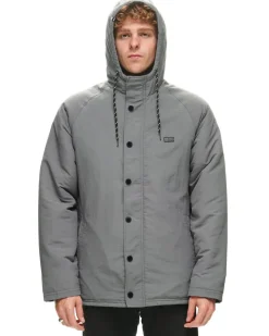 Salty Crew Jackets And Jumpers|Flies>Long Shore Parka Jacket Dark Slate