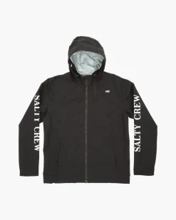 Salty Crew Jackets And Jumpers|Flies>PINNACLE JACKET BLACK