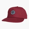 Salty Crew Hats And Headwear|Flies>S Hook 5 Panel Unstructd Hat Mahogany