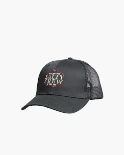 Salty Crew Hats And Headwear|Flies>Skipjack Retro Trucker Black