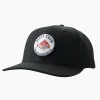Salty Crew Hats And Headwear|Flies>Snap Attack 6 Panel Cap Black