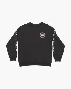 Salty Crew Jackets And Jumpers|Flies>Snap Attack Crew Fleece Jumper Black