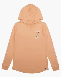 Women Salty Crew Long Sleeve Shirts Womens|Long Sleeve Shirts Mens>Tailed Hooded Sunshirt Wmns Apricot